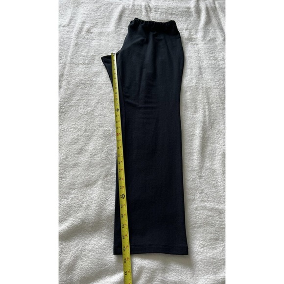 NWT $89 Coldwater Creek Sz 14 Black Pull On Casual Rayon Stretch Slim Leg Pants - Picture 8 of 12